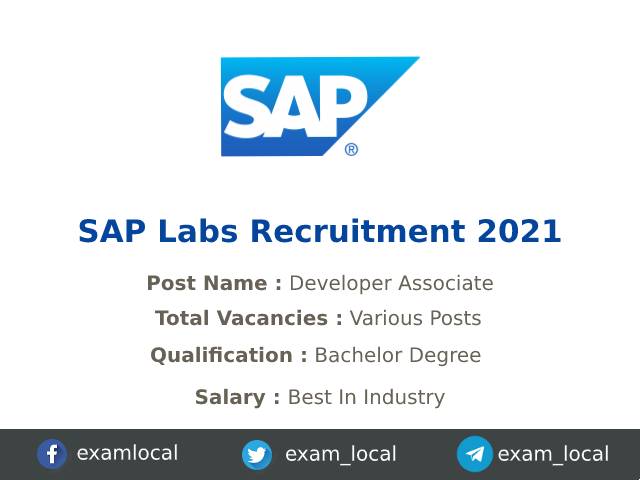 sap-labs-recruitment-2021-various-developer-associate-jobs-examlocal-in