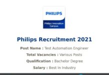 Philips Recruitment 2021