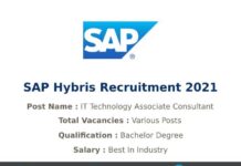 SAP Hybris Recruitment 2021