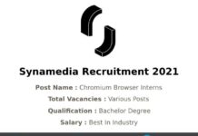 Synamedia Recruitment 2021