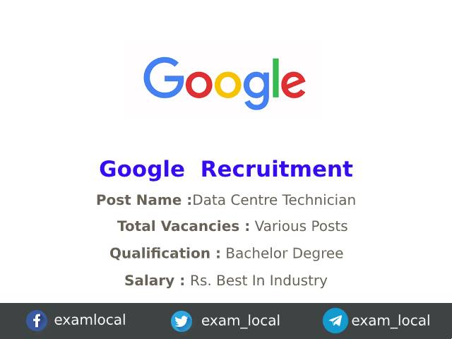 Google Recruitment 2022 Various Data Centre Technician Jobs   Examlocal Post Template 26 