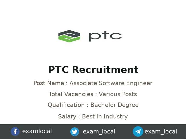 PTC Recruitment 2022 | Various Associate Quality Assurance Engineer ...