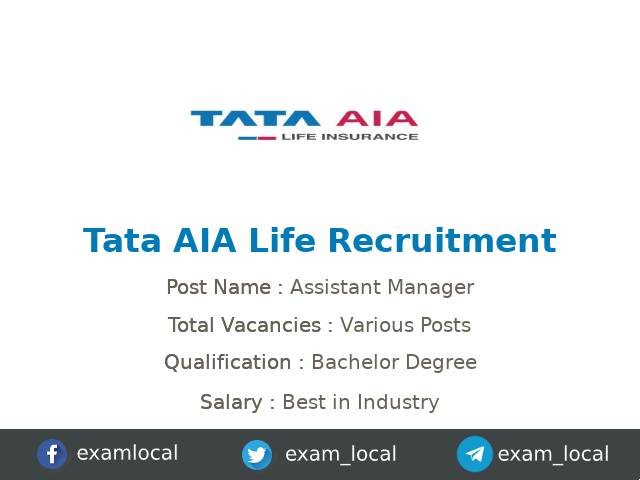 tata-aia-recruitment-2022-3-cluster-manager-cub-channel-jobs