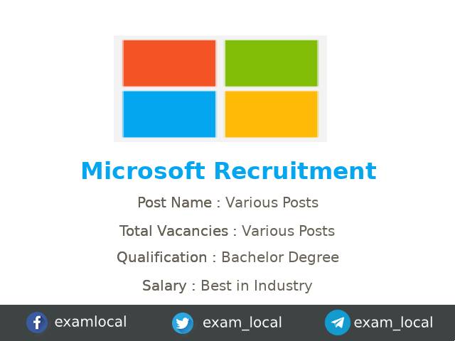 Microsoft Recruitment 2023 | Various Sr Software Engineer Jobs